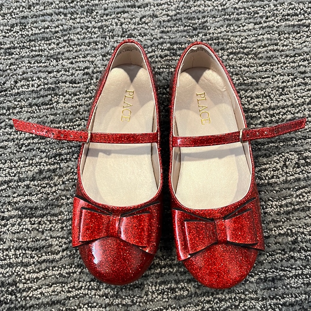 Glitter Mary Jane shoes